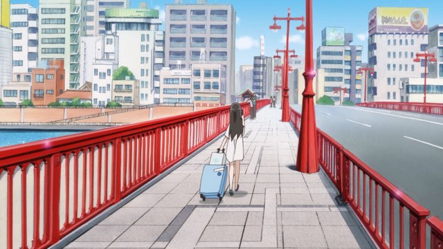Sunset dialogue on Azumabashi